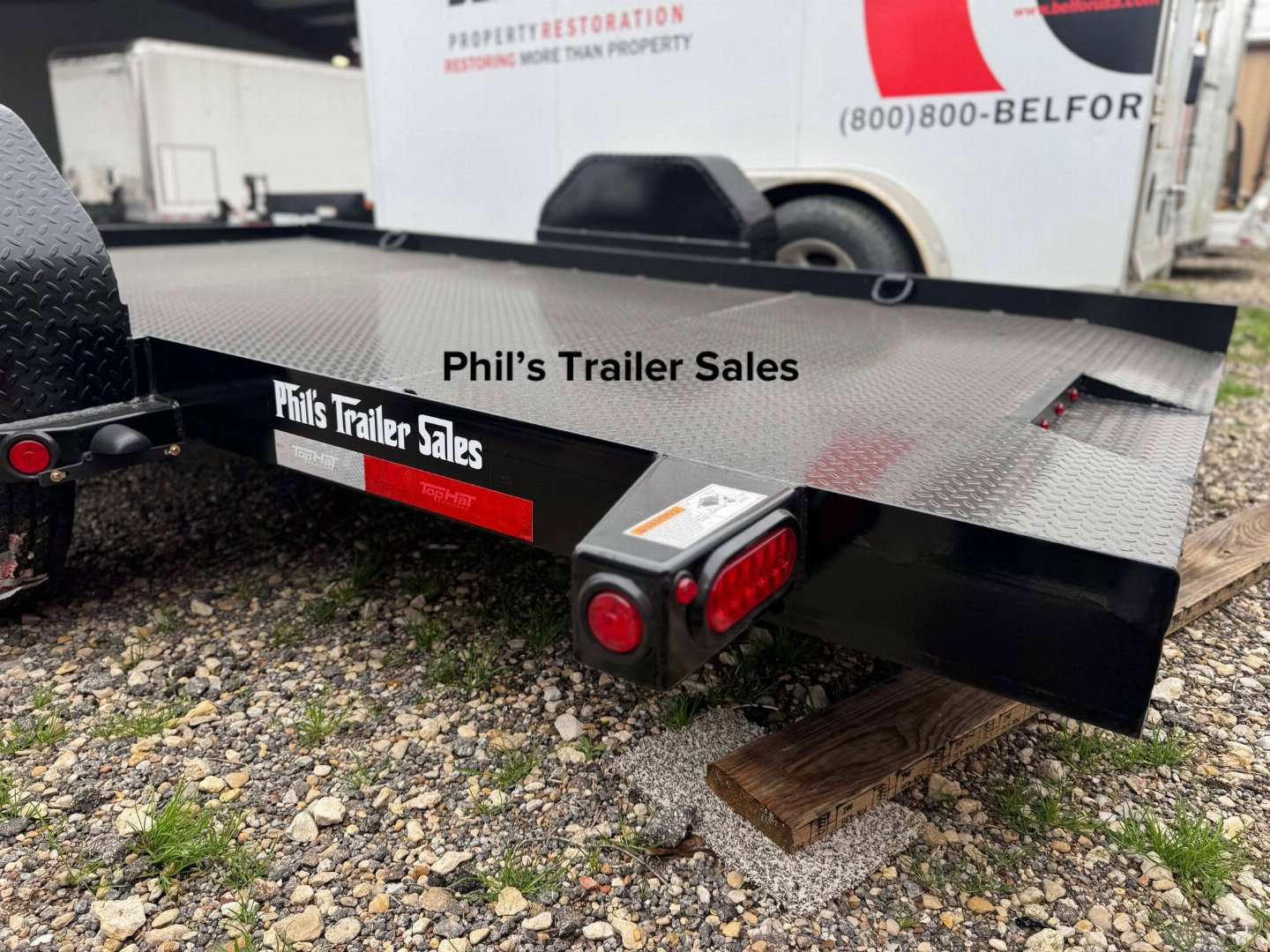 New 12' SCISSOR LIFT TRAILER 7 K AXLE Top Hat Trailers Equipment TrailER TILT