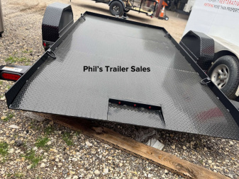 New 12' SCISSOR LIFT TRAILER 7 K AXLE Top Hat Trailers Equipment TrailER TILT