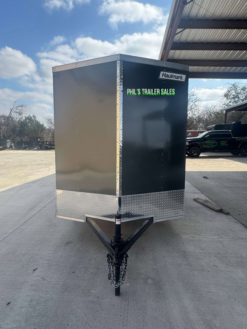 New HAULMARK PASSPORT 6X12 6' 6 INTERIOR Enclosed Cargo Trailer D SERIES SEMI SCREWLESS EXTERIOR