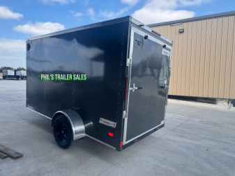New HAULMARK PASSPORT 6X12 6' 6 INTERIOR Enclosed Cargo Trailer D SERIES SEMI SCREWLESS EXTERIOR