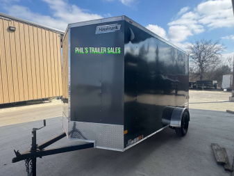 New HAULMARK PASSPORT 6X12 6' 6 INTERIOR Enclosed Cargo Trailer D SERIES SEMI SCREWLESS EXTERIOR