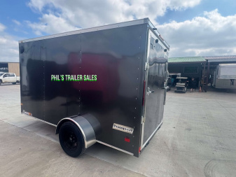 New HAULMARK PASSPORT 6X12 6' 6 INTERIOR Enclosed Cargo Trailer D SERIES SEMI SCREWLESS EXTERIOR