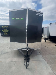 New HAULMARK PASSPORT 6X12 6' 6 INTERIOR Enclosed Cargo Trailer D SERIES SEMI SCREWLESS EXTERIOR