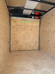 New HAULMARK PASSPORT 6X12 6' 6 INTERIOR Enclosed Cargo Trailer D SERIES SEMI SCREWLESS EXTERIOR