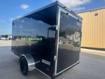 New HAULMARK PASSPORT 6X12 6' 6 INTERIOR Enclosed Cargo Trailer D SERIES SEMI SCREWLESS EXTERIOR