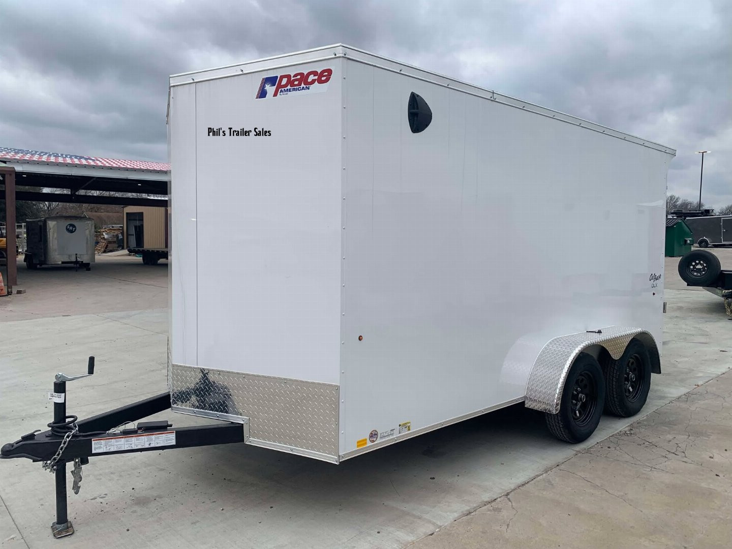 New Pace American 7X14 6'6'' INTERIOR Cargo / Enclosed Trailer SCREWLESS EXTERIOR