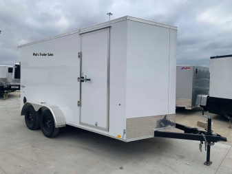 New Pace American 7X14 6'6'' INTERIOR Cargo / Enclosed Trailer SCREWLESS EXTERIOR