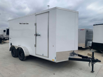 New Pace American 7X14 6'6'' INTERIOR Cargo / Enclosed Trailer SCREWLESS EXTERIOR