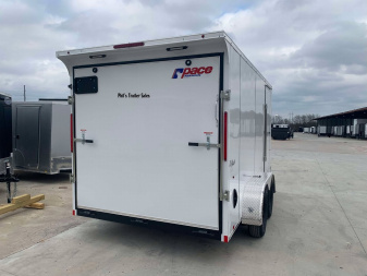 New Pace American 7X14 6'6'' INTERIOR Cargo / Enclosed Trailer SCREWLESS EXTERIOR