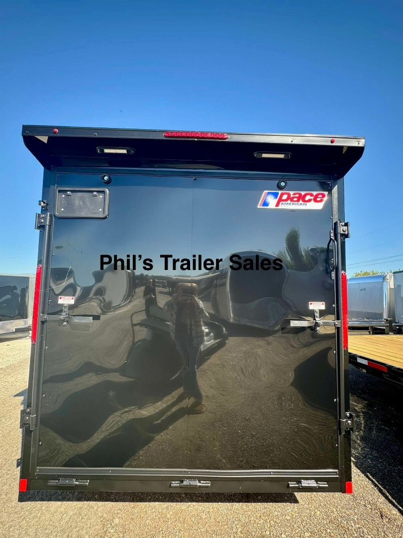 New 2025 Pace American 7X16 Cargo / Enclosed Trailer SCREWLESS EXTERIOR GREAT FOR GRAPHICS! REAR WING!! ONLY 1 AVAILABLE AT THIS PRICE!