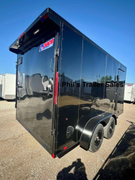 New 2025 Pace American 7X16 Cargo / Enclosed Trailer SCREWLESS EXTERIOR GREAT FOR GRAPHICS! REAR WING!! ONLY 1 AVAILABLE AT THIS PRICE!
