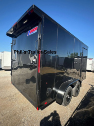 New 2025 Pace American 7X16 Cargo / Enclosed Trailer SCREWLESS EXTERIOR GREAT FOR GRAPHICS! REAR WING!! ONLY 1 AVAILABLE AT THIS PRICE!