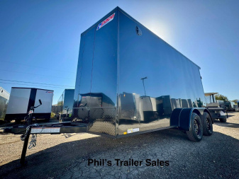 New 2025 Pace American 7X16 Cargo / Enclosed Trailer SCREWLESS EXTERIOR GREAT FOR GRAPHICS! REAR WING!! ONLY 1 AVAILABLE AT THIS PRICE!