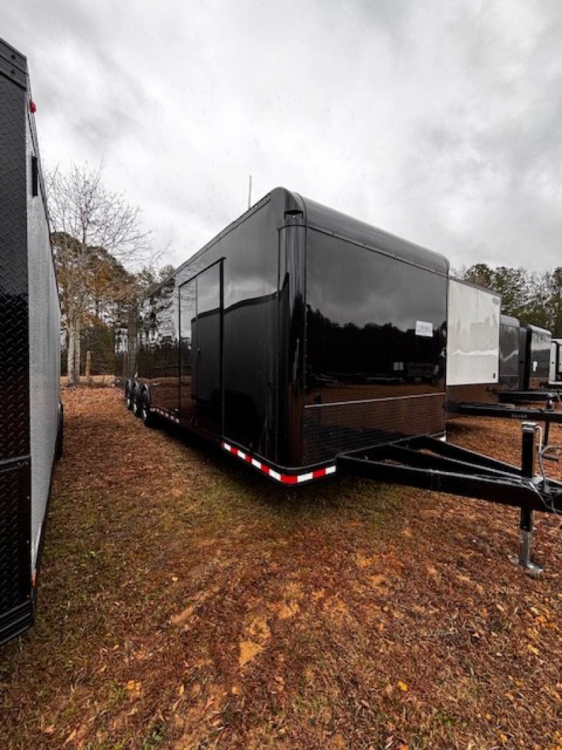 New 2025 Car / Racing Trailer BLACKOUT, 87" INTERIOR HEIGHT