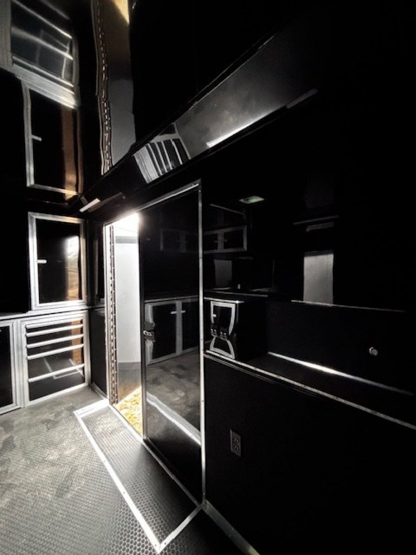 New 2025 Car / Racing Trailer BLACKOUT, 87" INTERIOR HEIGHT