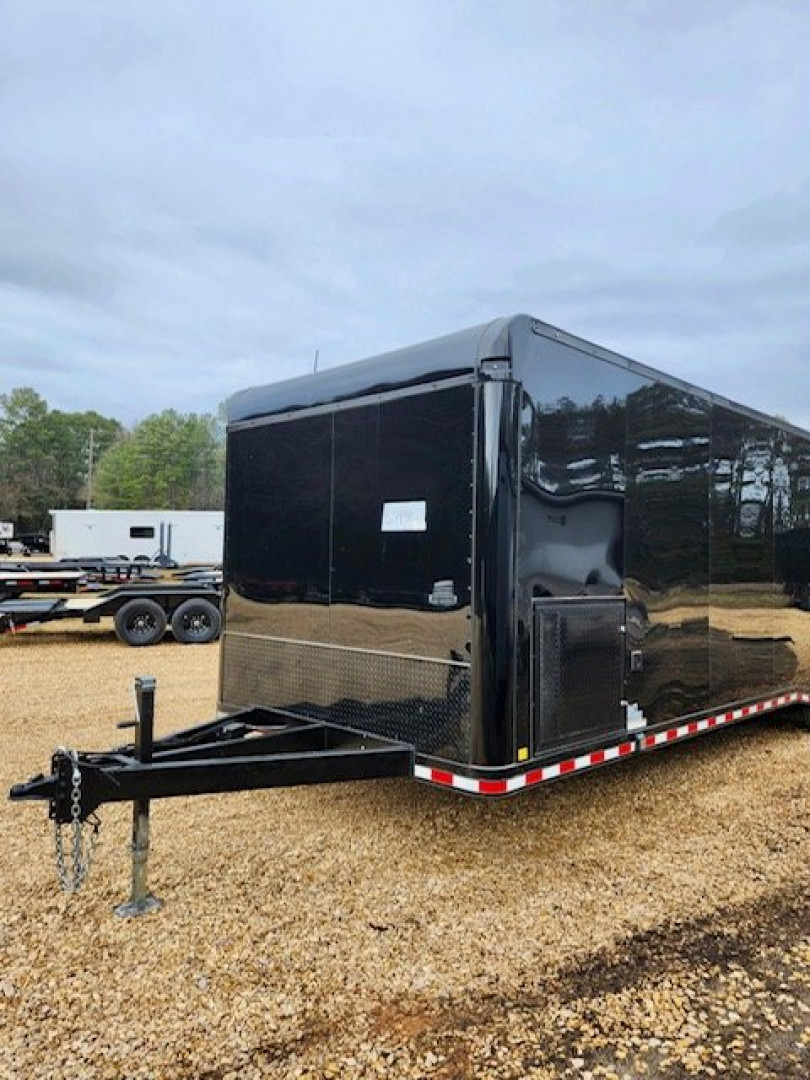 New 2025 Car / Racing Trailer BLACKOUT, 87" INTERIOR HEIGHT