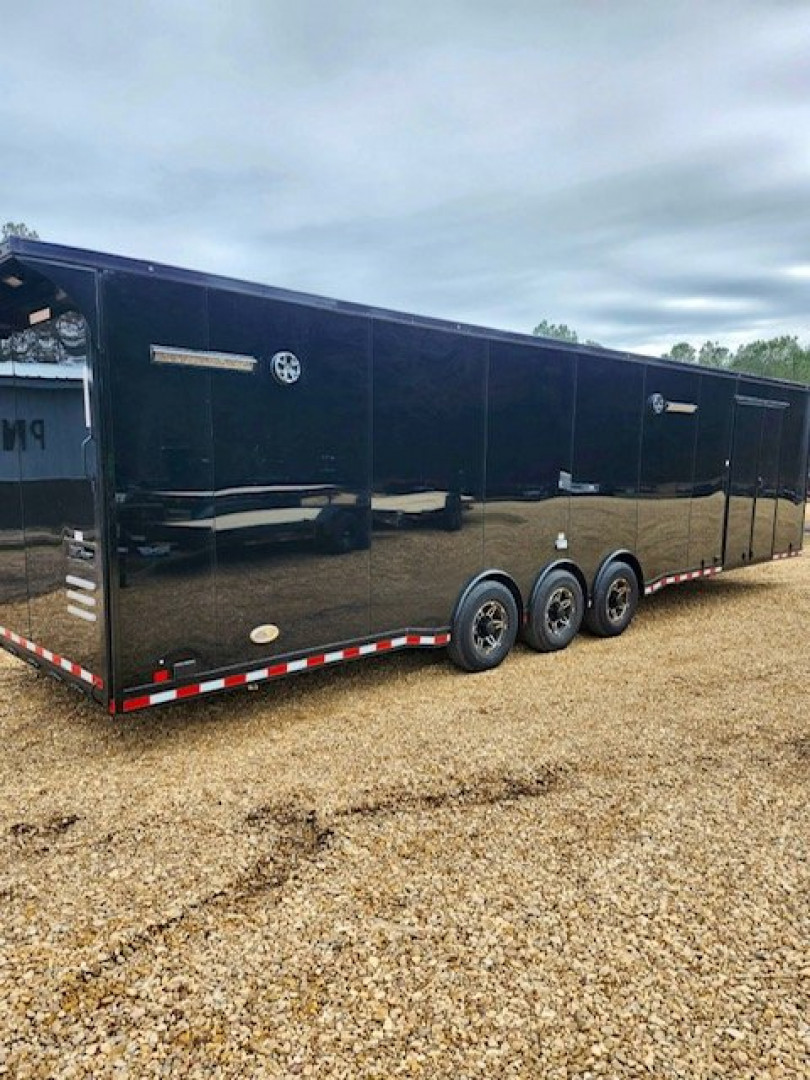 New 2025 Car / Racing Trailer BLACKOUT, 87" INTERIOR HEIGHT