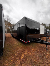 New 2025 Car / Racing Trailer BLACKOUT, 87" INTERIOR HEIGHT