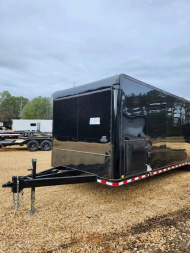 New 2025 Car / Racing Trailer BLACKOUT, 87" INTERIOR HEIGHT