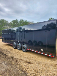 New 2025 Car / Racing Trailer BLACKOUT, 87" INTERIOR HEIGHT