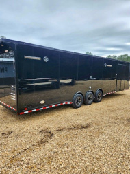 New 2025 Car / Racing Trailer BLACKOUT, 87" INTERIOR HEIGHT