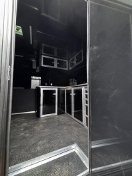 New 2025 Car / Racing Trailer BLACKOUT, 87" INTERIOR HEIGHT