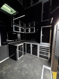 New 2025 Car / Racing Trailer BLACKOUT, 87" INTERIOR HEIGHT