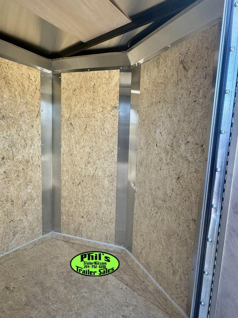 New 2025 Pace American 6x12 SCREWLESS EXTERIOR Cargo / Enclosed Trailer 6'6'' INTERIOR