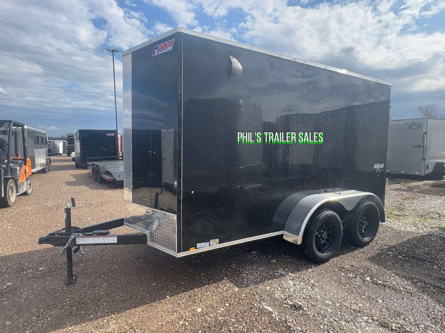 New 2025 Pace American 6x12 SCREWLESS EXTERIOR Cargo / Enclosed Trailer 6'6'' INTERIOR