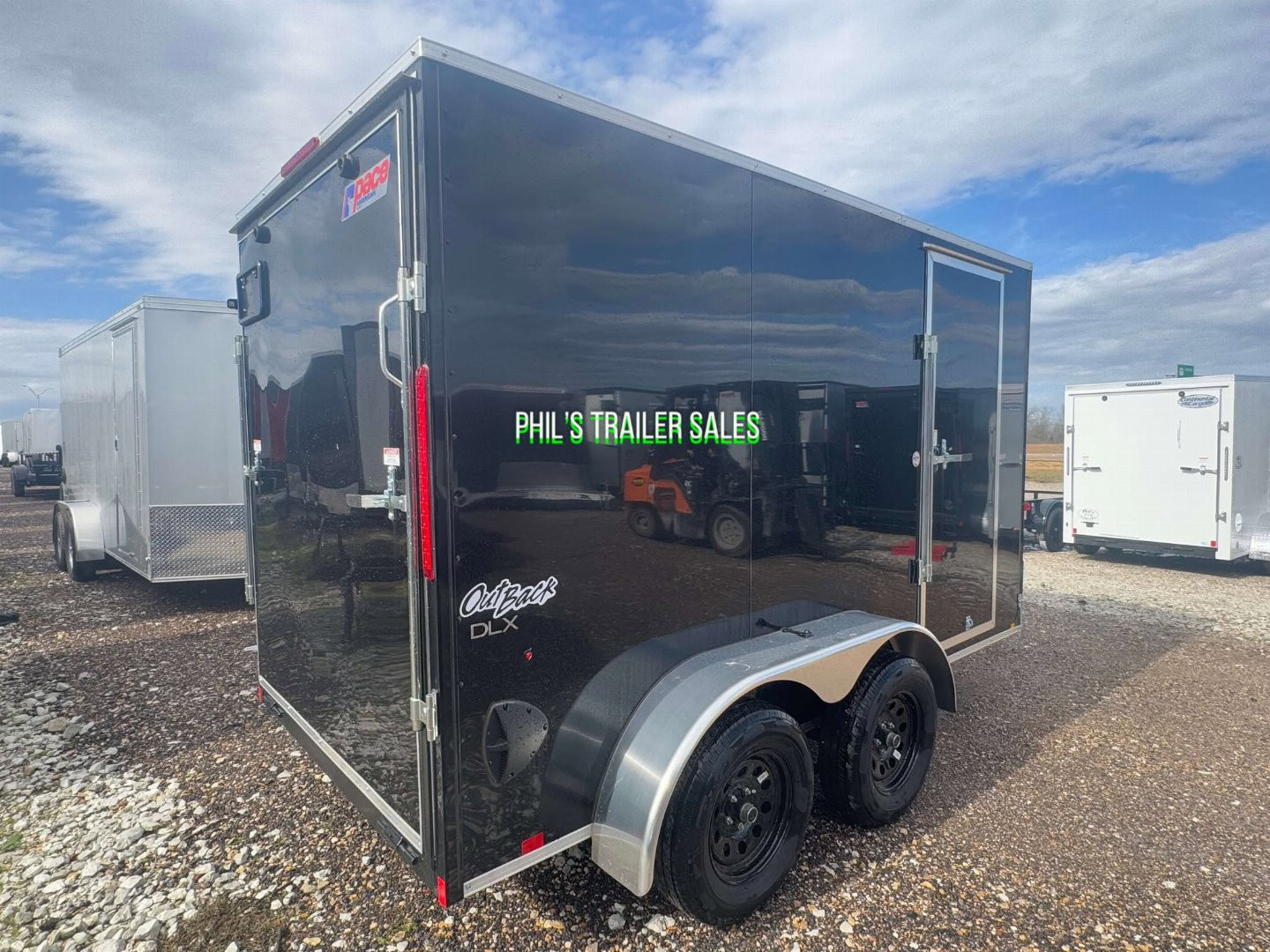 New 2025 Pace American 6x12 SCREWLESS EXTERIOR Cargo / Enclosed Trailer 6'6'' INTERIOR