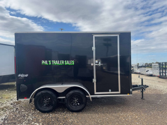 New 2025 Pace American 6x12 SCREWLESS EXTERIOR Cargo / Enclosed Trailer 6'6'' INTERIOR