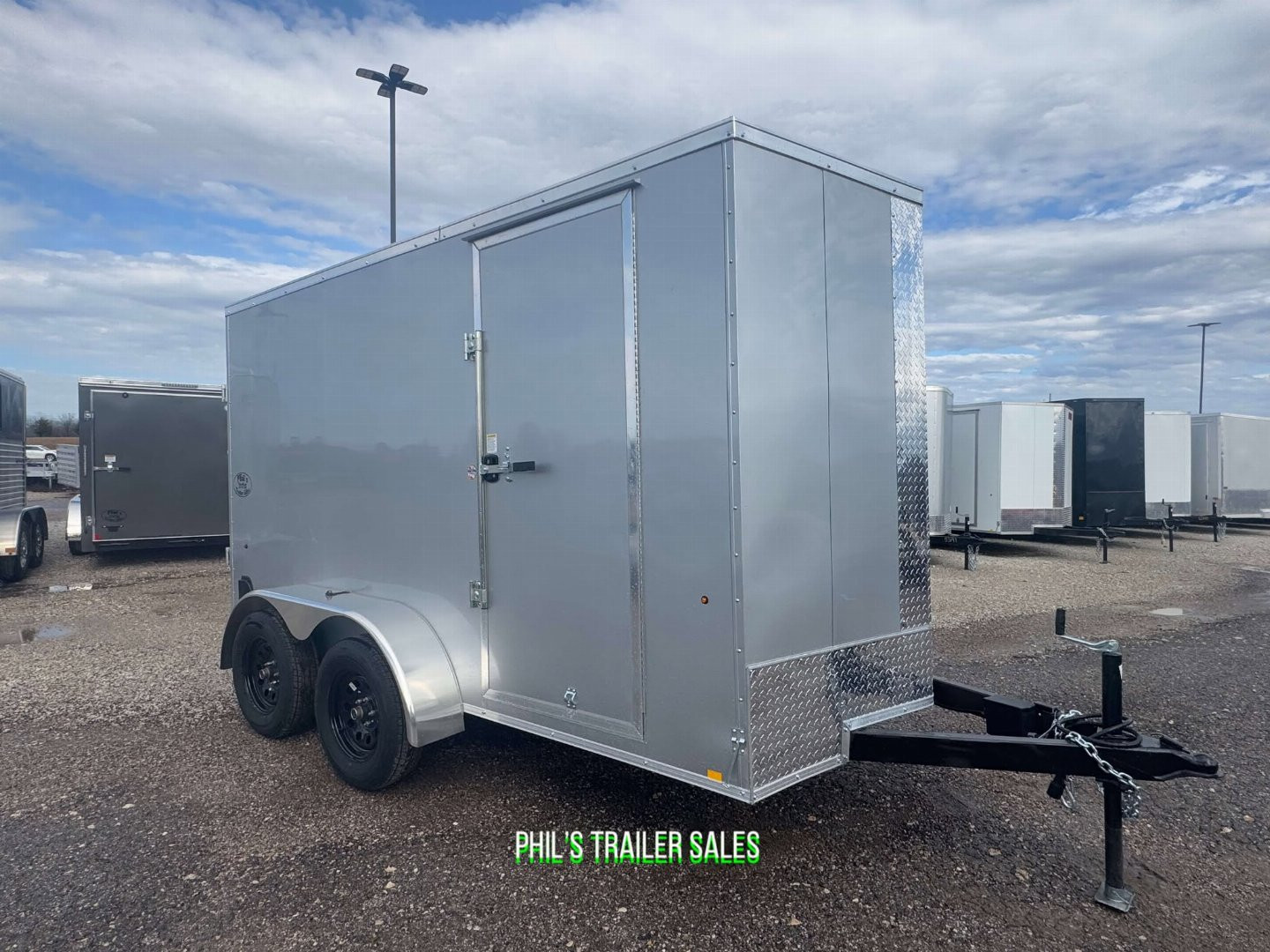 New 2025 Pace American 6x12 SCREWLESS EXTERIOR Cargo / Enclosed Trailer 6'6'' INTERIOR