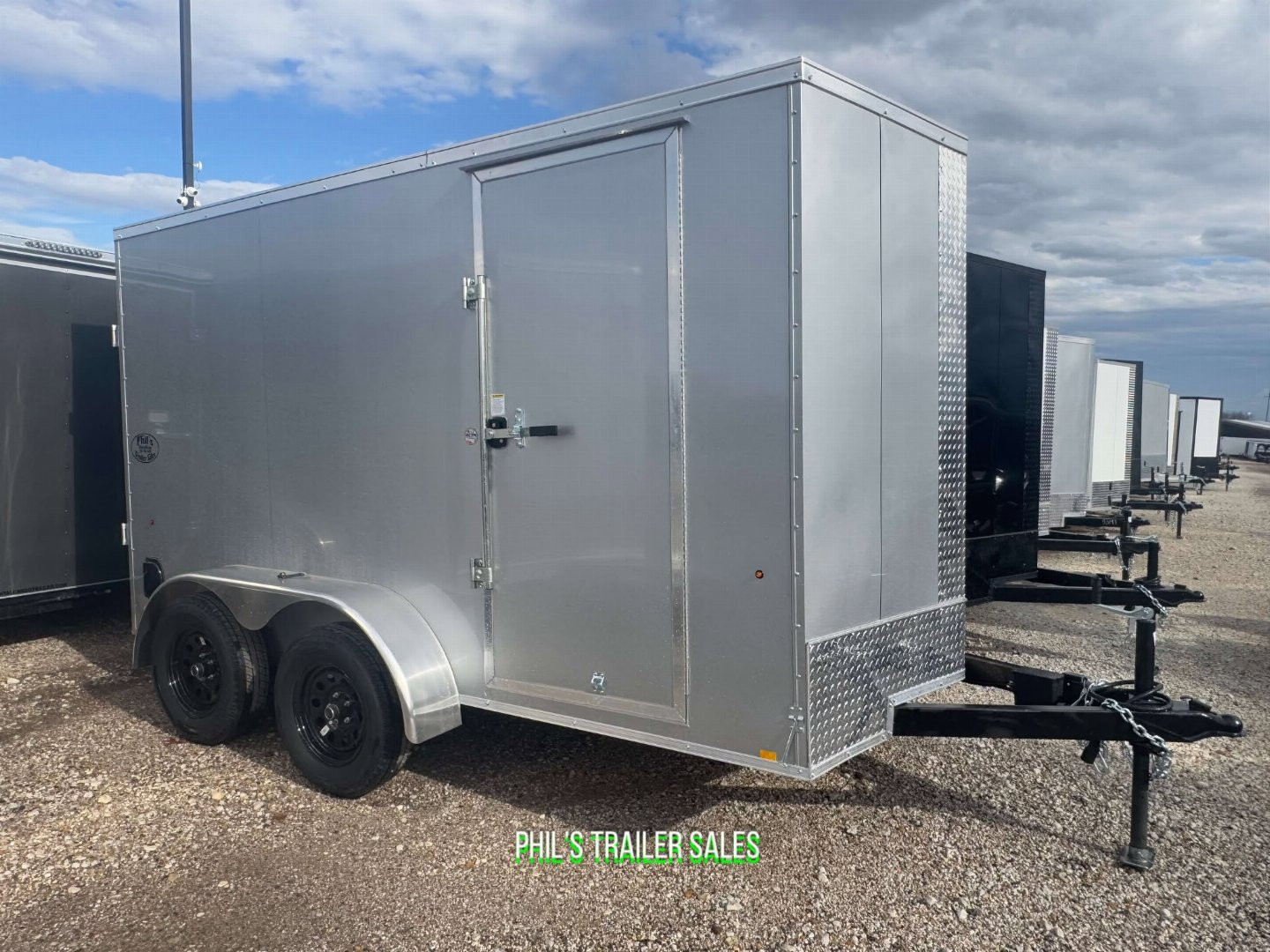 New 2025 Pace American 6x12 SCREWLESS EXTERIOR Cargo / Enclosed Trailer 6'6'' INTERIOR