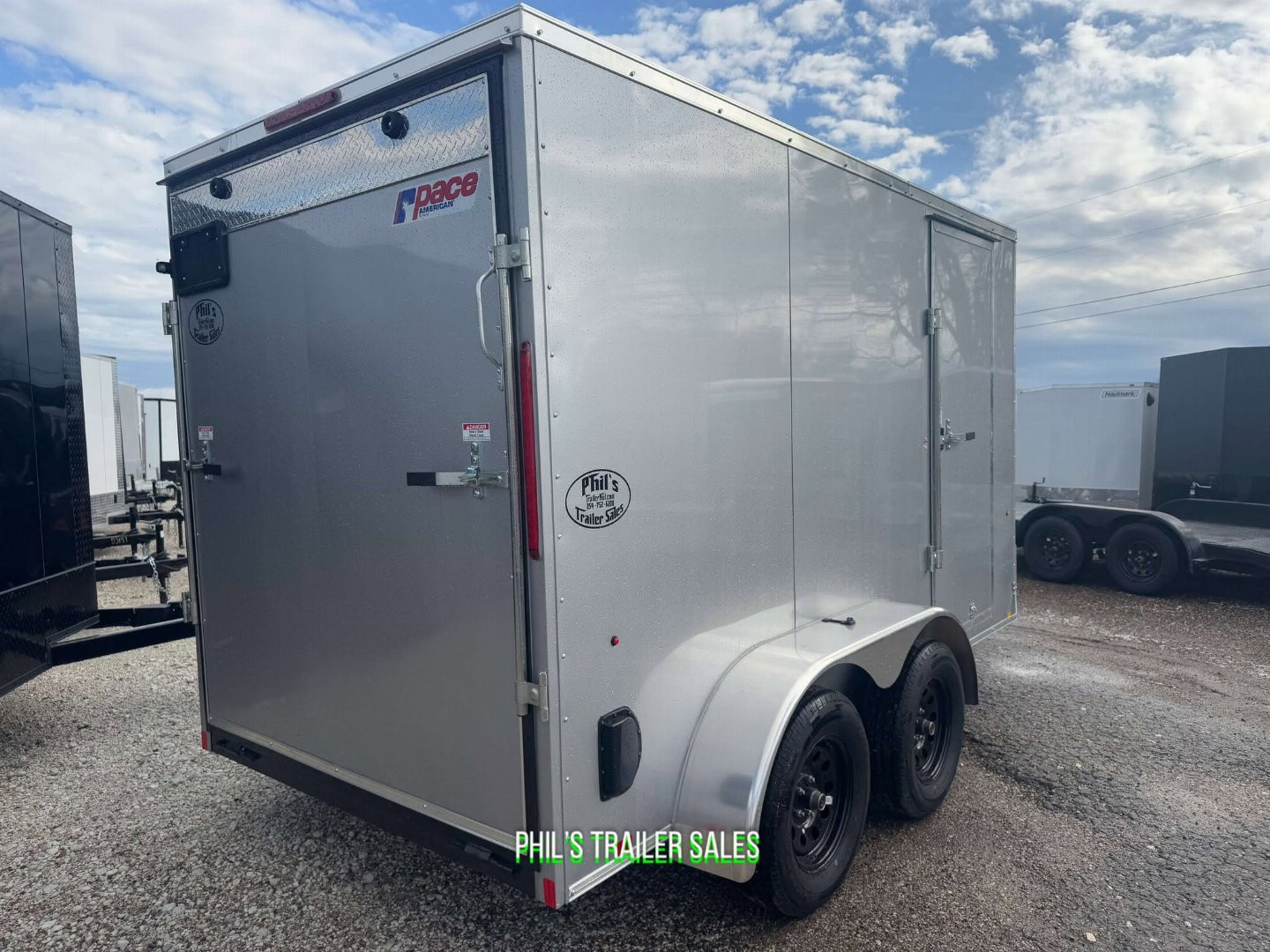 New 2025 Pace American 6x12 SCREWLESS EXTERIOR Cargo / Enclosed Trailer 6'6'' INTERIOR