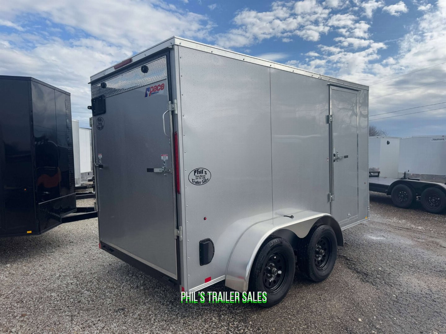 New 2025 Pace American 6x12 SCREWLESS EXTERIOR Cargo / Enclosed Trailer 6'6'' INTERIOR