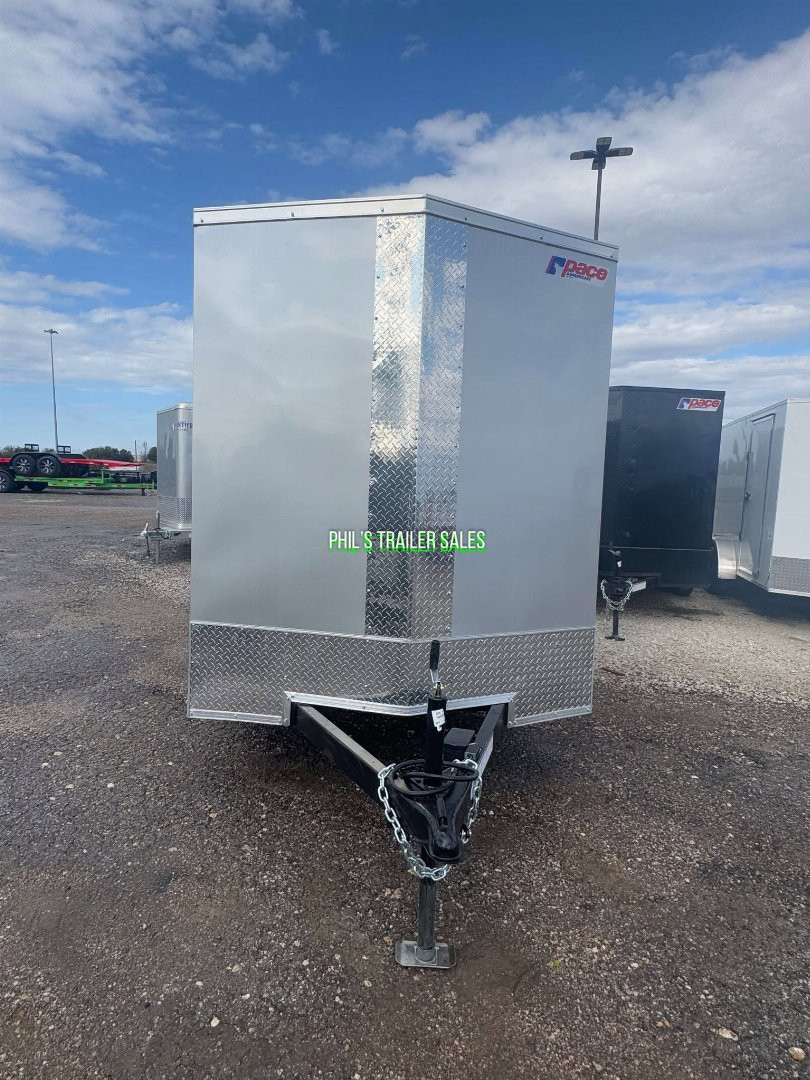 New 2025 Pace American 6x12 SCREWLESS EXTERIOR Cargo / Enclosed Trailer 6'6'' INTERIOR