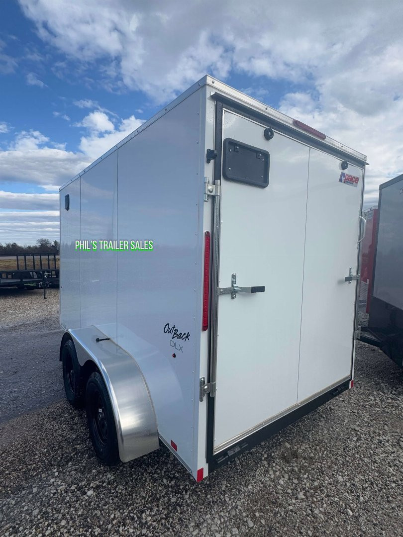 New 2025 Pace American 6x12 SCREWLESS EXTERIOR Cargo / Enclosed Trailer 6'6'' INTERIOR