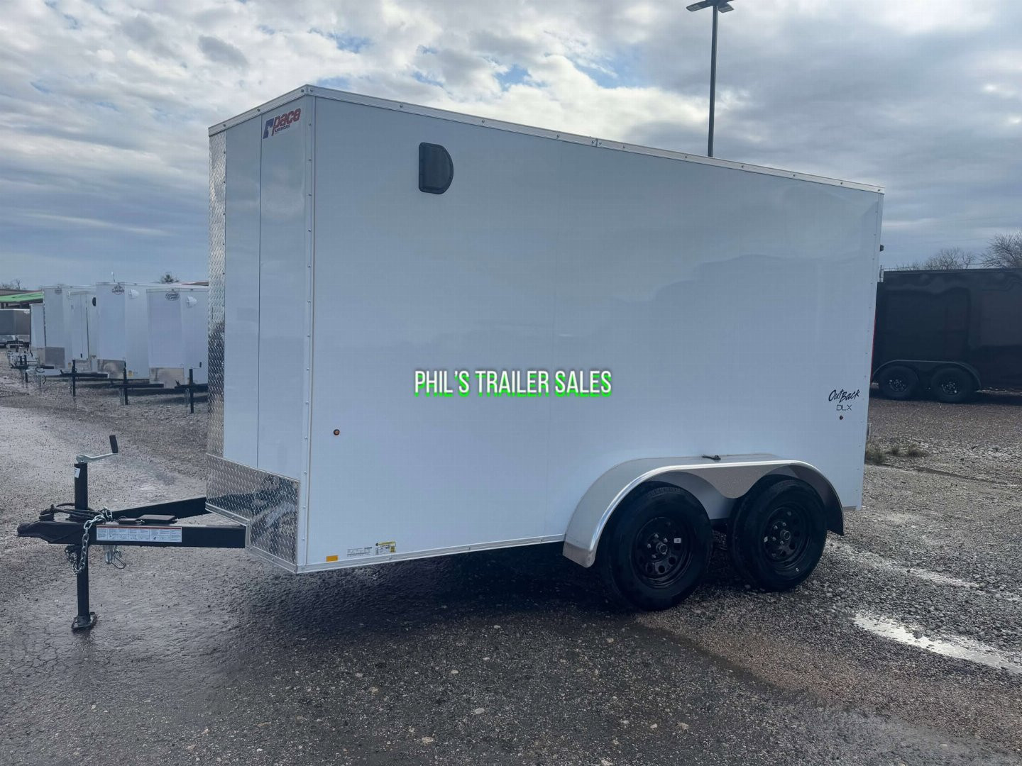 New 2025 Pace American 6x12 SCREWLESS EXTERIOR Cargo / Enclosed Trailer 6'6'' INTERIOR