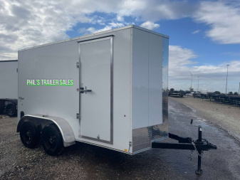 New 2025 Pace American 6x12 SCREWLESS EXTERIOR Cargo / Enclosed Trailer 6'6'' INTERIOR