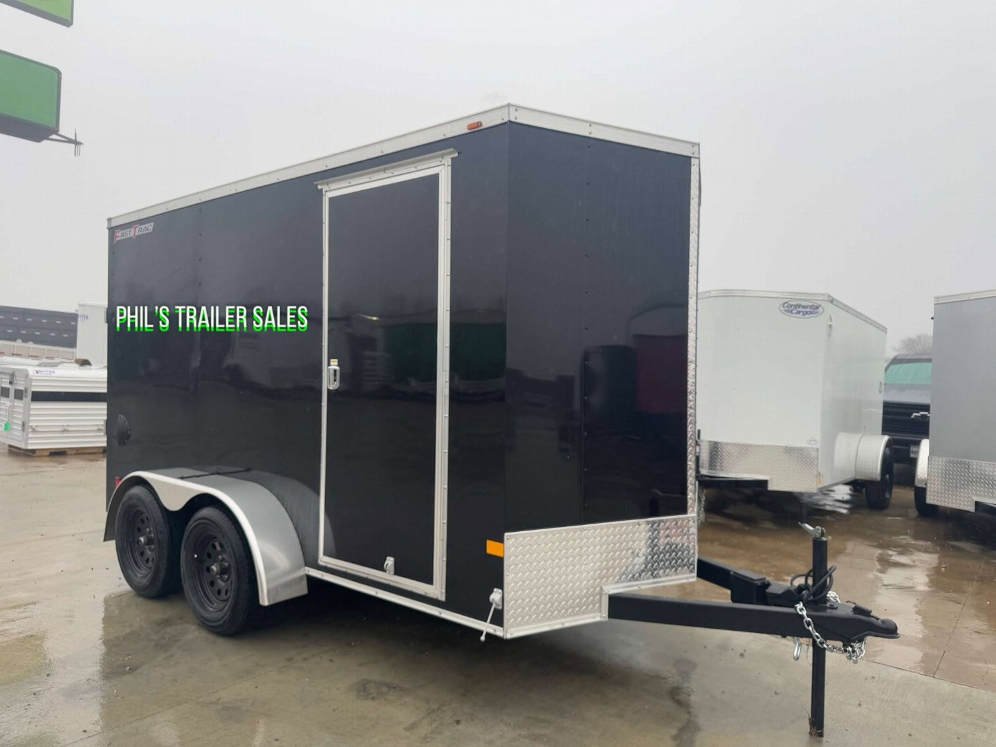 New WELLS CARGO FAST TRACK 6X12 6' 6 INTERIOR Enclosed Cargo Trailer D SERIES SEMI SCREWLESS EXTERIOR