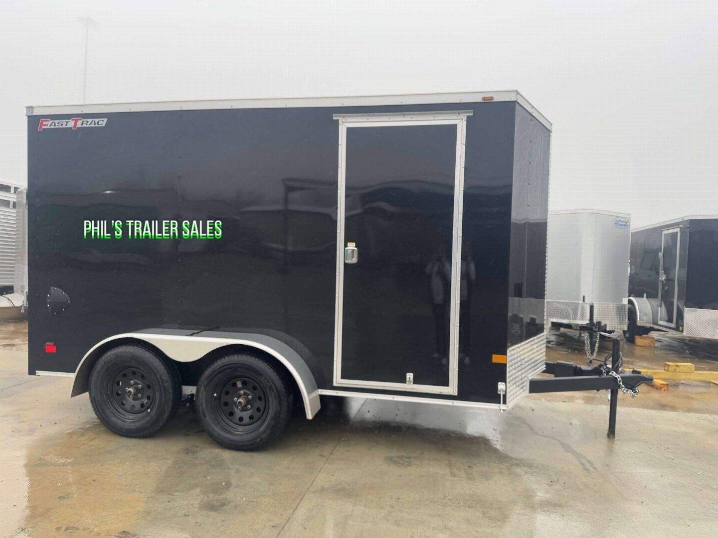 New WELLS CARGO FAST TRACK 6X12 6' 6 INTERIOR Enclosed Cargo Trailer D SERIES SEMI SCREWLESS EXTERIOR