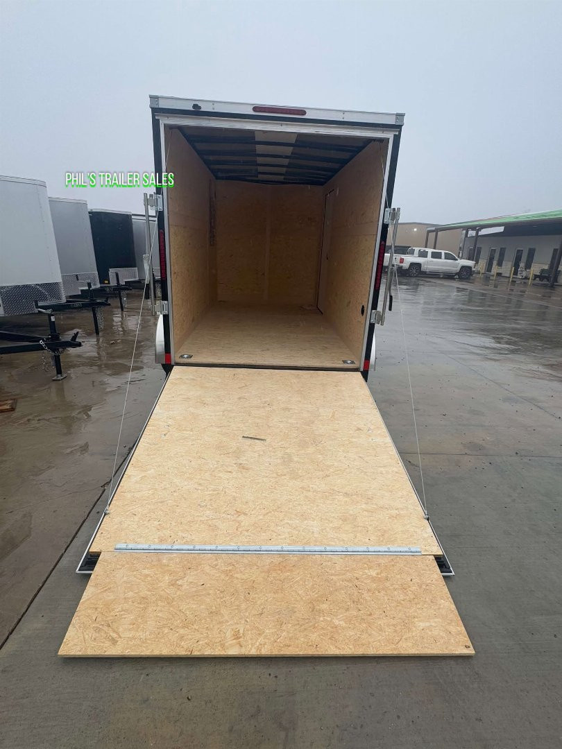 New WELLS CARGO FAST TRACK 6X12 6' 6 INTERIOR Enclosed Cargo Trailer D SERIES SEMI SCREWLESS EXTERIOR