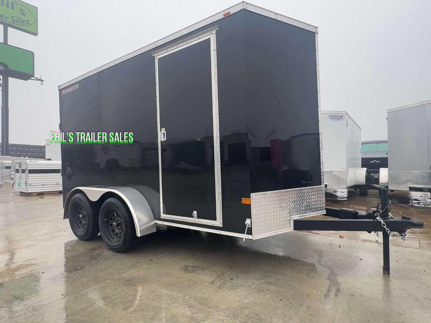 New WELLS CARGO FAST TRACK 6X12 6' 6 INTERIOR Enclosed Cargo Trailer D SERIES SEMI SCREWLESS EXTERIOR