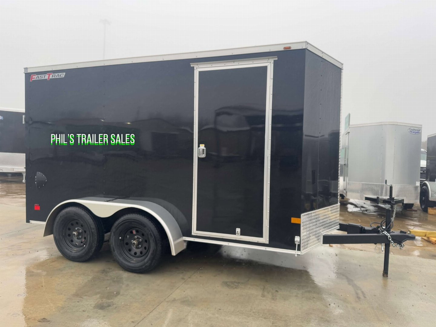 New WELLS CARGO FAST TRACK 6X12 6' 6 INTERIOR Enclosed Cargo Trailer D SERIES SEMI SCREWLESS EXTERIOR