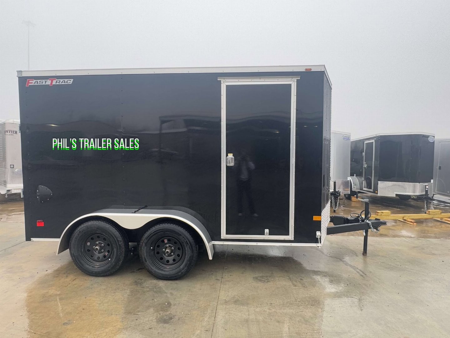 New WELLS CARGO FAST TRACK 6X12 6' 6 INTERIOR Enclosed Cargo Trailer D SERIES SEMI SCREWLESS EXTERIOR