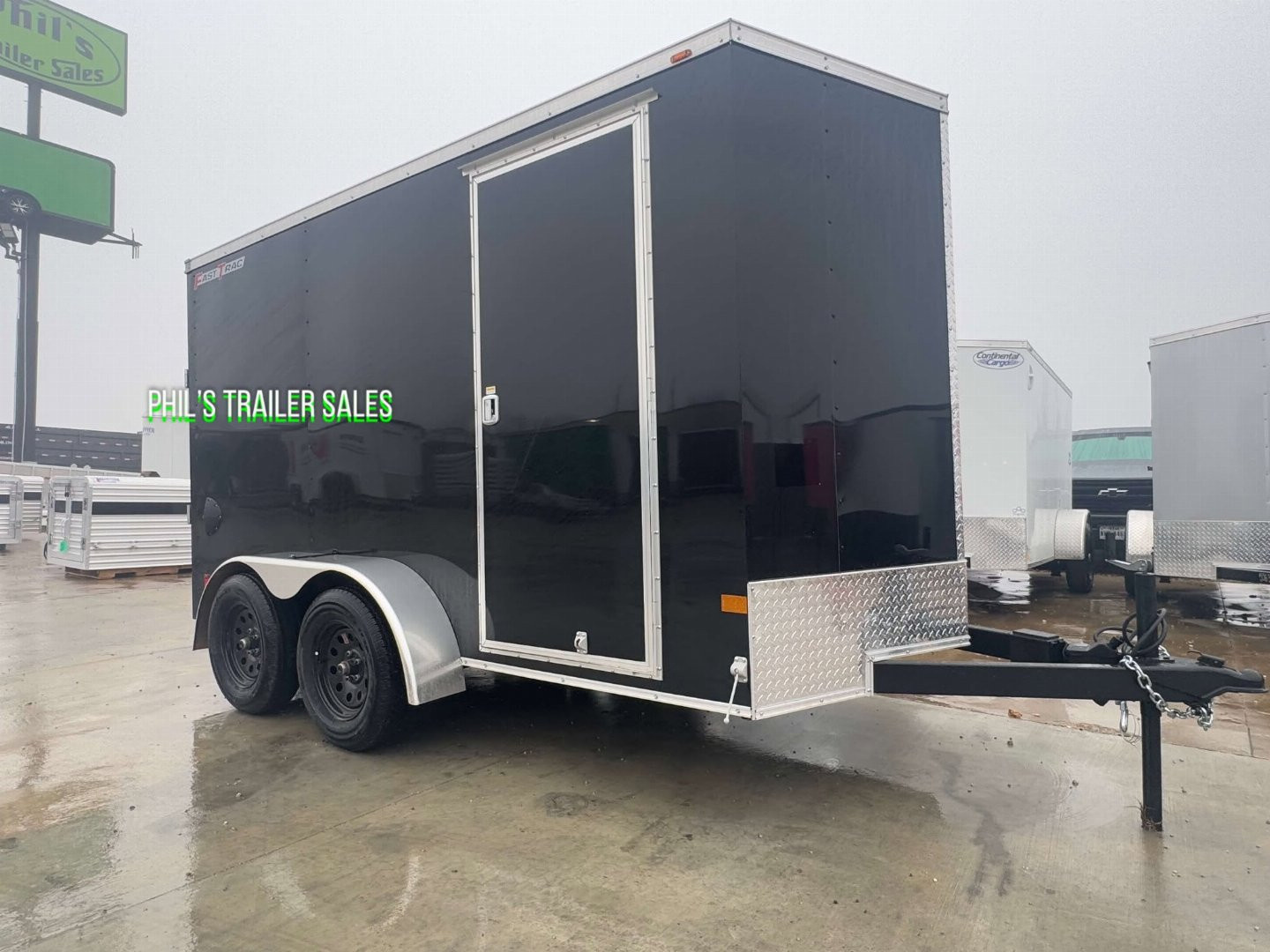 New WELLS CARGO FAST TRACK 6X12 6' 6 INTERIOR Enclosed Cargo Trailer D SERIES SEMI SCREWLESS EXTERIOR