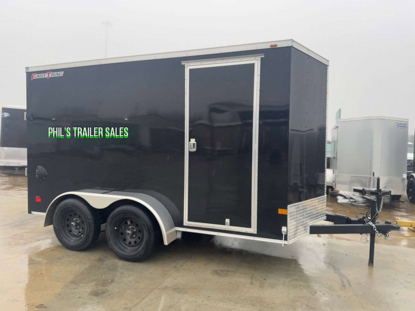 New WELLS CARGO FAST TRACK 6X12 6' 6 INTERIOR Enclosed Cargo Trailer D SERIES SEMI SCREWLESS EXTERIOR