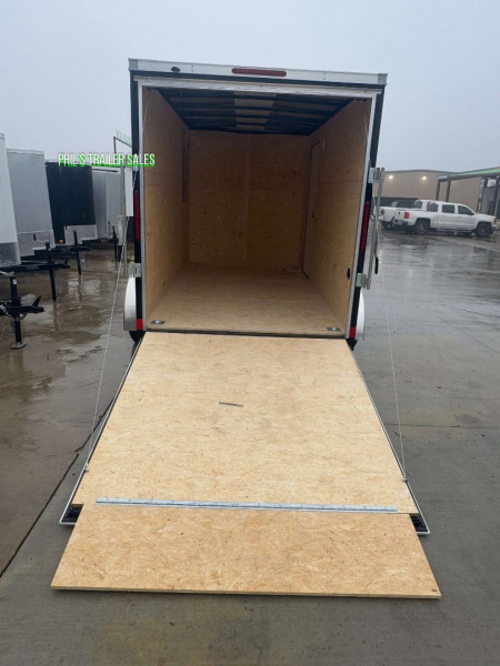 New WELLS CARGO FAST TRACK 6X12 6' 6 INTERIOR Enclosed Cargo Trailer D SERIES SEMI SCREWLESS EXTERIOR