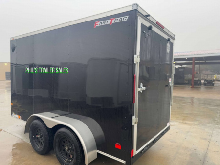 New WELLS CARGO FAST TRACK 6X12 6' 6 INTERIOR Enclosed Cargo Trailer D SERIES SEMI SCREWLESS EXTERIOR