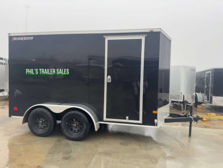 New WELLS CARGO FAST TRACK 6X12 6' 6 INTERIOR Enclosed Cargo Trailer D SERIES SEMI SCREWLESS EXTERIOR